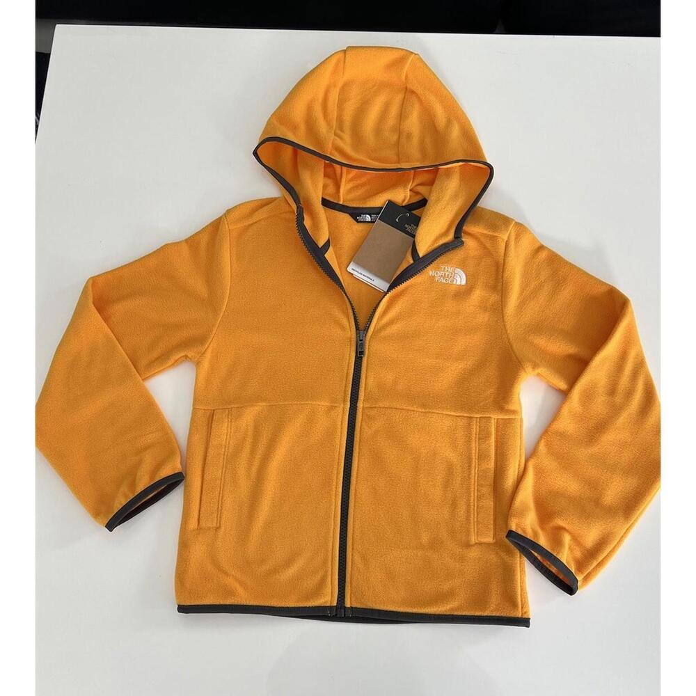 North Face $60 Teen Glacier Full Zip Hoodie Summit Gold Size XS(6) - Picture 5 of 5